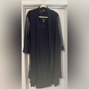 R&M Richards Navy Blue Women's Wedding Dress